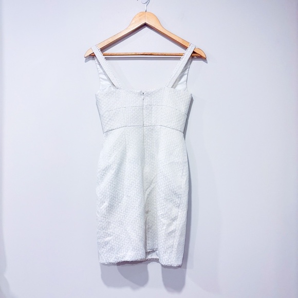 CYNTHIA CYNTHIA STEFFE Cream shiny dress - Picture 6 of 7